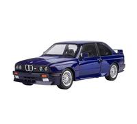 EMRGAZQD Veicoli a Motore in Scala Modello di Auto Pressofusa in Lega Statica in Scala 1:24 for BMW M3 1988 Squisiti Ornamenti da Scrivania Come Souvenir Modello di Auto Replica(Blue)