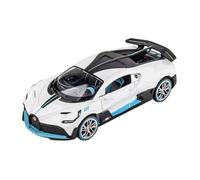 EMRGAZQD Veicoli a Motore in Scala Modello di Simulazione di Veicoli in Lega Pressofusa in Scala 1:24 for Bugatti Divo Luxury Adult Collection Hobby Modello di Auto Replica(White)