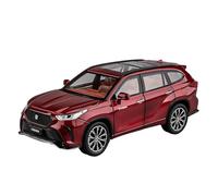 EMRGAZQD Veicoli a Motore in Scala Modello di Simulazione Veicoli in Lega Pressofusa in Scala 1:24 for Toyota Crown Kluger Luxury Adult Collection Hobby Modello di Auto Replica(Red)