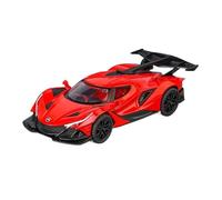 EMRGAZQD Veicoli a Motore in Scala Ornamenti for Vetrine di Esposizione in Lega di Zinco Pressofusa in Miniatura for Apollo IE in Scala 1:32 Modello di Auto Replica(Red)