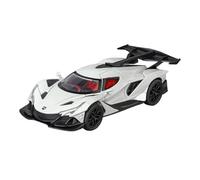 EMRGAZQD Veicoli a Motore in Scala Ornamenti for Vetrine di Esposizione in Lega di Zinco Pressofusa in Miniatura for Apollo IE in Scala 1:32 Modello di Auto Replica(White)