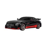 EMRGAZQD Veicoli a Motore in Scala Ornamenti for Vetrine in Lega Statica in Metallo Pressofuso in Miniatura for Auto for Mercedes AMG GTR in Scala 1/18 Modello di Auto Replica(Black)