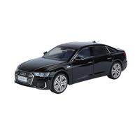 EMRGAZQD Veicoli a Motore in Scala Ornamenti for Vetrine in Lega Statica in Metallo Pressofuso in Scala 1:18 for Audi A6L in Miniatura Modello di Auto Replica(Black)
