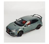 EMRGAZQD Veicoli a Motore in Scala Scala 1:18 For Honda Civic Type-R 2020 Lega Pressofusa In Metallo Simulazione Mini Modello Di Auto Giocattolo Regalo Modello di Auto Replica(Green)