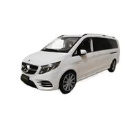 EMRGAZQD Veicoli a Motore in Scala Simulazione in Lega Pressofusa for Modello di Auto for Benz V260L in Scala 1:18 Commerciale in Metallo Monovolume Classe V Modello di Auto Replica(White)