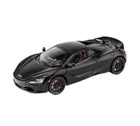 EMRGAZQD Veicoli a Motore in Scala Veicolo di Simulazione in Lega Pressofusa in Scala 1:24 for Modelli Auto for McLaren 720S Oggetti da Collezione for Appassionati Modello di Auto Replica(Black)