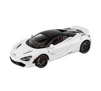 EMRGAZQD Veicoli a Motore in Scala Veicolo di Simulazione in Lega Pressofusa in Scala 1:24 for Modelli Auto for McLaren 720S Oggetti da Collezione for Appassionati Modello di Auto Replica(White)