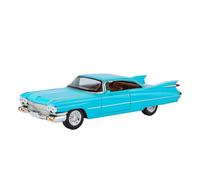 EMRGAZQD Veicoli a Motore in Scala Veicolo di Simulazione in Lega Pressofusa in Scala 1:24 per Cadillac Eldorado 1959 Modello Auto da Collezione per Appassionati Modello di Auto Replica(Blue)