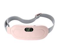 Fascia massaggiante e riscaldante per il ciclo mestruale a batteria (rosa)
