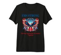 EMS-EMT Patriotic Eagle al Servizio della Stella della Vita della comunità Maglietta Premium