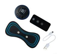 EMS-Enabled - Mini massaggiatore cervicale con telecomando per attivazione muscolare e supporto per la circolazione