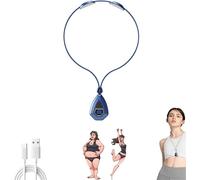Ems Lymphatic Relief Neck Massage - EMS Neck Acupoints Lymphvity Massager Device, Lymphatic Drainage Machine with 15 Modes,Portable Lymphatic Relief Neck Massager Lymphatic Drainage Massager (Blue)