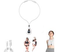 Ems Lymphatic Relief Neck Massage - EMS Neck Acupoints Lymphvity Massager Device, Lymphatic Drainage Machine with 15 Modes,Portable Lymphatic Relief Neck Massager Lymphatic Drainage Massager (White)