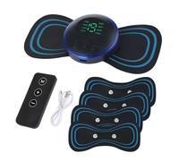 EMS Massaggiatore per il collo Patch per massaggio elettrico della vertebra cervicale per alleviare il dolore muscolare e rilassamento delle spalle Barella per il collo portatile