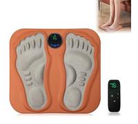 EMS Massaggiatore Piedi, Massaggio Piedi, 6 Modalità e 15 Intensità, Portatile Massaggiatore Plantare Elettrico con Telecomando, Riduce le Sensazioni Spiacevoli Nella Zona del Piede