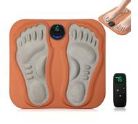 EMS Massaggiatore Piedi, Massaggio Piedi, 6 Modalità e 15 Intensità, Portatile Massaggiatore Plantare Elettrico con Telecomando, Riduce le Sensazioni Spiacevoli Nella Zona del Piede