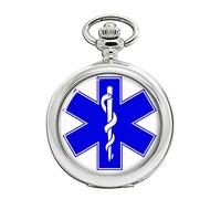 EMS Star of Life - Orologio da tasca con simbolo medico