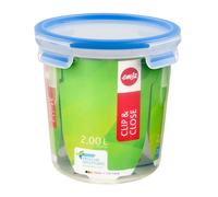 EMSA 508553 recipiente per cibo Rotondo Scatola 2 L Blu, Trasparente 1 pz