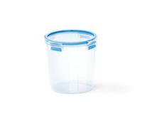 Emsa 508553 rotonda contenitore di alimento con coperchio, 2,0 litri, trasparente / blu, Clip & Chiudi