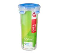 EMSA 508554 recipiente per cibo Rotondo Scatola 0,5 L Blu, Trasparente 1 pz