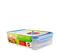 EMSA 508557 recipiente per cibo Rettangolare Scatola 2,65 L Blu, Trasparente 1 pz NEW