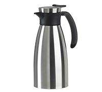 Emsa 508932 Thermos | 1 litro | Chiusura a punta rapida, impugnatura morbida | Acciaio inossidabile | Nero