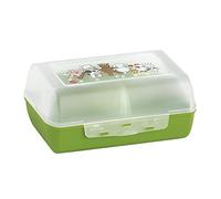 Emsa 513791 Variabolo Farm Family portapranzo o snack per bambini 16x11x7cm trasparente, verde