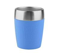 Emsa 514515 Travel Cup Bicchiere Termico, Acciaio Inossidabile, Blu