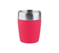Emsa 514517 Travel Cup Bicchiere Termico, Acciaio Inossidabile, Lampone