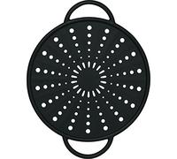 Emsa 514560 - Coperchio Smart Kitchen in silicone e acciaio inossidabile, 5 funzioni in 1, 26 cm, colore: antracite