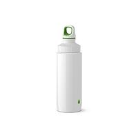 Emsa 518358 - Borraccia in acciaio inox, 0,4 l, chiusura automatica, 518356, Drop Green, 0,6 L