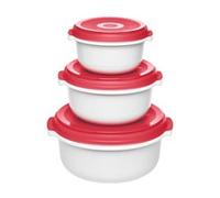 Emsa Micro Family Microonde Set Iniziale Rosso 3 Pezzi 518999-Emsa