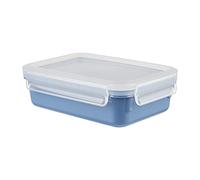 EMSA Blu Acqua N1012500 Clip & Close Edition-Contenitore salvafreschezza, 0,8 Litri, Colore, 0,8 Liter