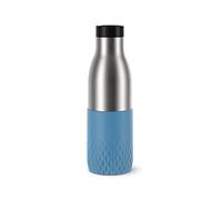 Emsa Bottiglia Termica Quick Press BluDrop Azzurro 600789-Emsa
