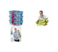 508570 recipiente per cibo Rettangolare Scatola 0,55 L Trasparente 3 pz, Casella trasparente/Blu, Scatola, Rettangolare, 0,55 L, Trasparente, Elastomero Termoplastico (TPE), Germania
