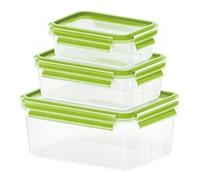 Emsa Clip&Close 515585 Food storage container 3pcs green Contenitore 515585