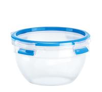 Emsa N1011400 Clip & Close Contenitore salvafreschezza, Trasparente/Blu, 2,6 L