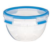 Emsa Clip & Close Contenitore Salvafreschezza, Rotondo, Plastica, Trasparente, 16.7x16.7x10 cm