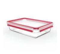 EMSA CLIP & CLOSE N10412 Scatola Rettangolare 3 L Trasparente Vetro N1041200