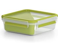 Emsa clip & go, contenitore sandwich, con inserti, cm 22.5x16.3x5.8 trasparente/