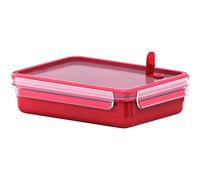 Emsa Clip & Micro Contenitore Microonde, Plastica, Rosso, 22.5x16.3x5.8 cm
