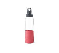 Emsa Drink2GO Glas Trinkflasche 0,7L rd | korall-rot - NUOVO