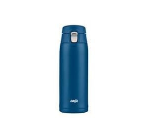 EMSA Isolier-Trinkflasche Travel Mug light 0.4 L. blau schlankes und N2150900
