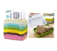 emsa lunch box VARIABOLO clip box set 6 pezzi set colorato composto da 6 mezze ciotole colori assortiti tutto - 1 pezzo (509388) NEW
