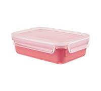 EMSA, Corallo, 0,8 Liter N1012600 Clip & Close Color Edition Contenitore salvafreschezza