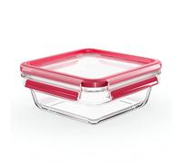 EMSA CLIP & CLOSE N10414 Scatola Quadrato 0,8 L Trasparente Vetro 420 N1041400