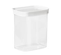 Emsa N11420 - Barattolo a secco, 1,6 l, formato verticale, rettangolare, guarnizione fresca, sistema di stoccaggio, 100% sicuro, trasparente