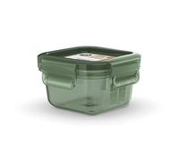 Emsa N11705 - Contenitore salvafreschezza Clip & Close Eco | 0,2 litri | quadrato | 100% denso/igienico/innocuo | adatto al microonde | freezer | senza BPA | Made in Germany | Verde