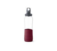 Emsa Drink2GO Glas Trinkflasche 0,7L rd | weinrot - NUOVO