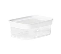 Emsa Optima N11416 - Contenitore a secco rettangolare, 0,45 l, 100% sicuro, igienico, sicuro e salvaspazio, sigillatura fresca, senza BPA, design trasparente